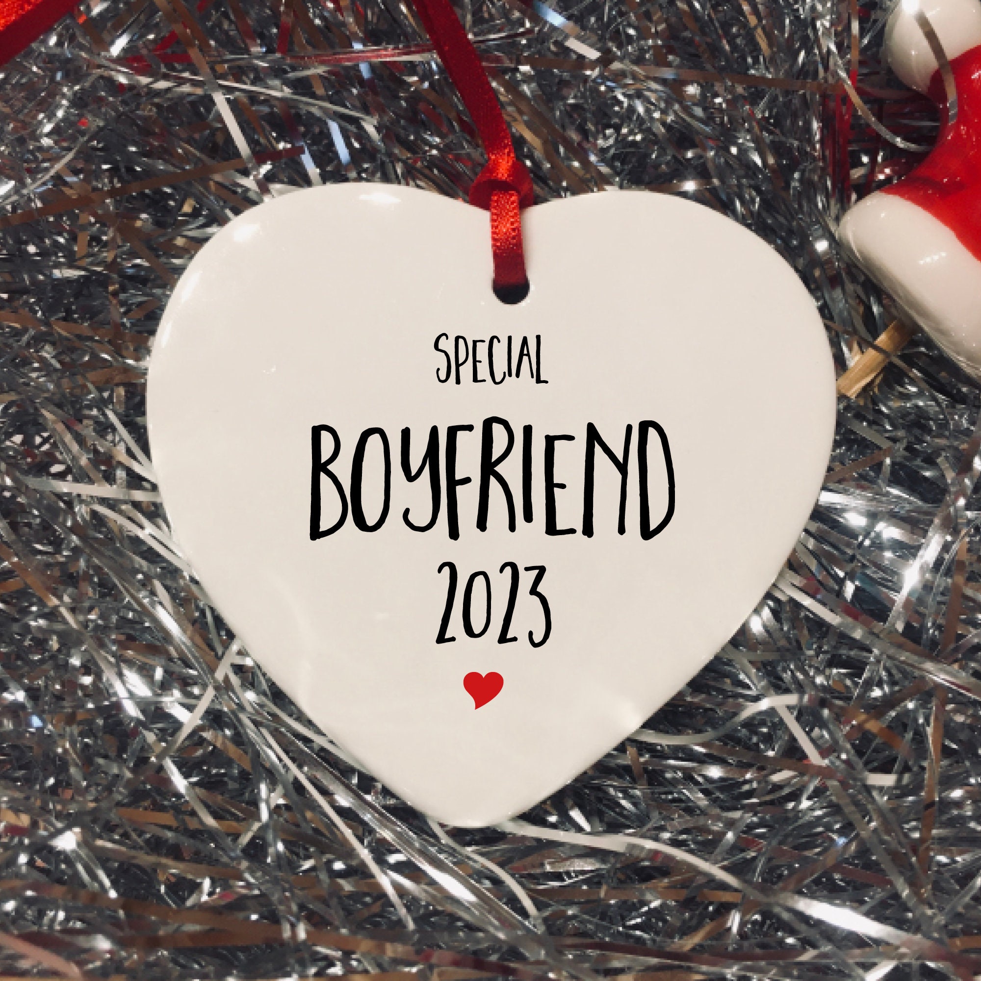 Boyfriend Ornament, Boyfriend Christmas Gifts From Girlfriend, Gifts for  Boyfriends, Gifts for Him, Boyfriend Valentine's Day Gift 