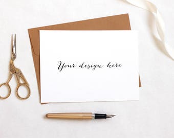 Download Free Greeting Card Mockup Stationery Mockup Invitation Mockup 4 25x5 5 Social Media Photo Mockup Photoshop Psd Instant Download Psd Mockups Free Template Mockups PSD Mockup Template