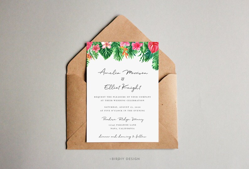 Digital Watercolor Tropical Leaf Watercolor Clipart Summer Clipart Greenery Clipart Jungle Clipart Palm Leaf Watercolor Floral Clipart