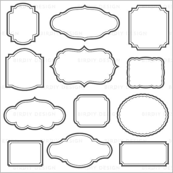 vintage frames clip art