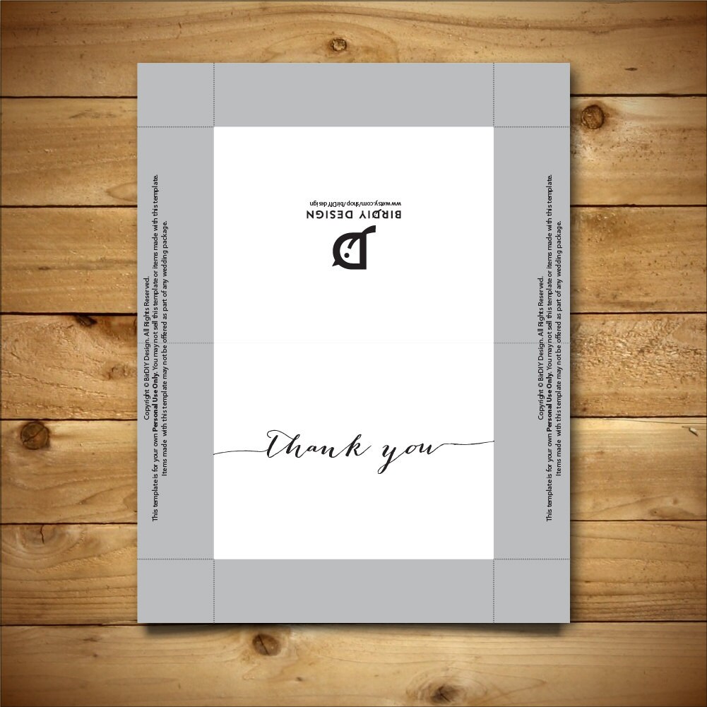 Printable Thank You Card Chalkboard Hand Lettered Design - Etsy
