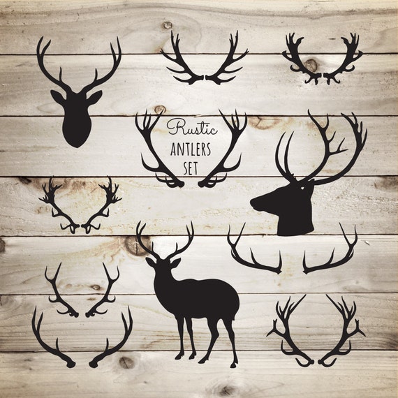 Rentier Geweih Clipart Wedihkajann