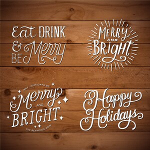Photoshop Overlay Clipart - Chalk Clipart - Christmas Clipart - Photoshop Overlay - Photo Overlay - Rustic Clipart - Clip Art