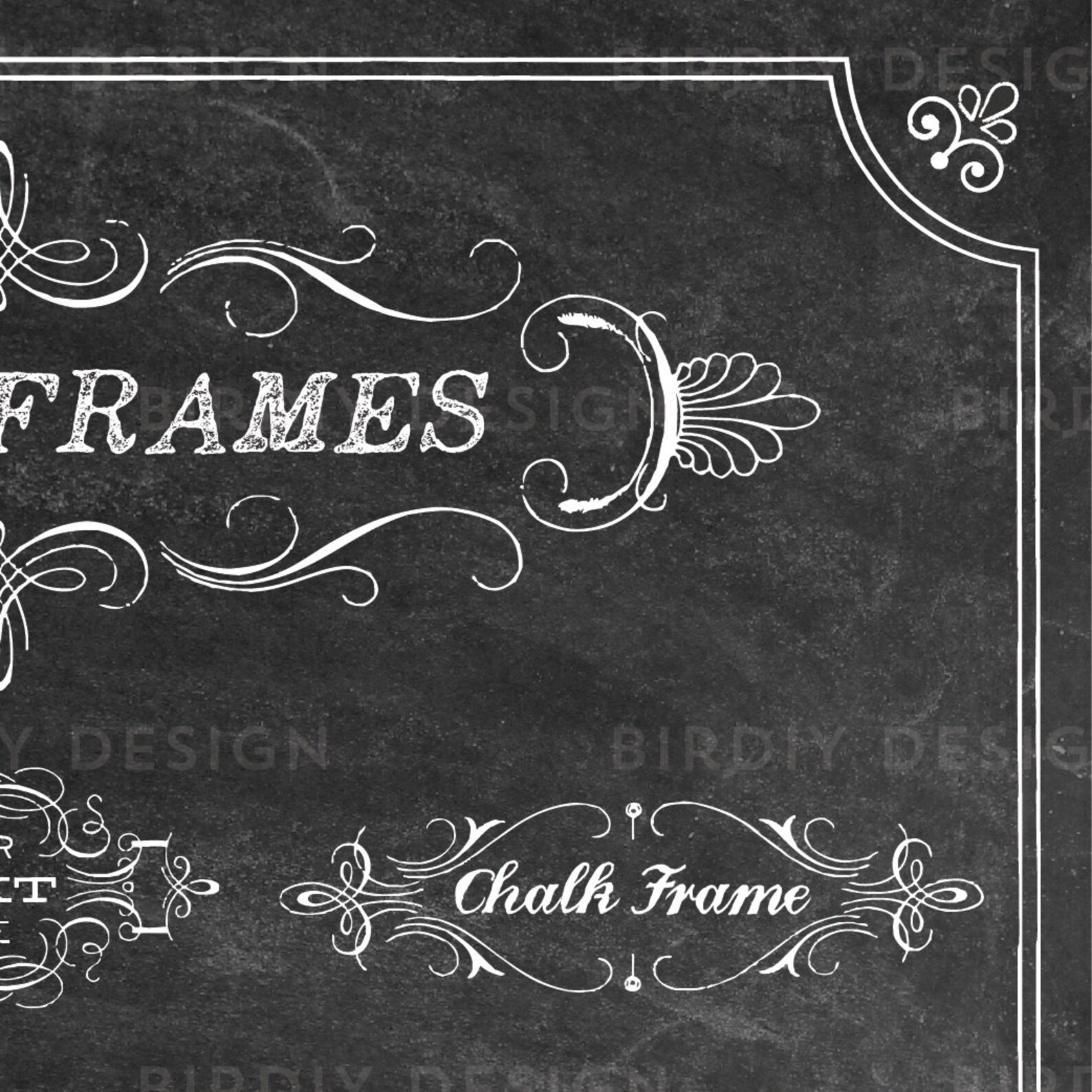 Rustic Frames Clipart Bundle Wedding Frame Clipart Rustic - Etsy