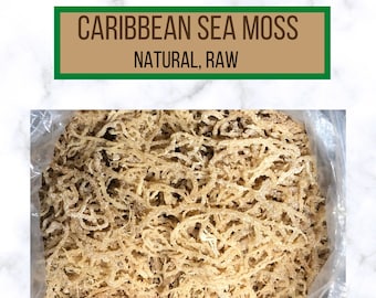 Natural, Raw, Wildcrafted Jamaican, Caribbean Irish Sea Moss