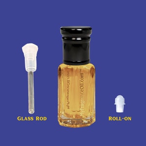 BLACK OUDH: Arabian Attar, Itr, Fragrance, Perfume Oil 3ml 6ml or 12ml