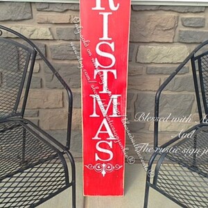 Primitive Porch Sign, Christmas Welcome Sign, Rustic Christmas Porch ...