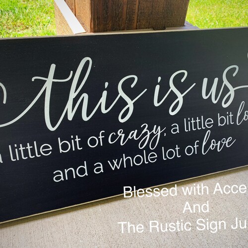 This is Us Our Story Blended and Blessed Custom Wood Etsy
