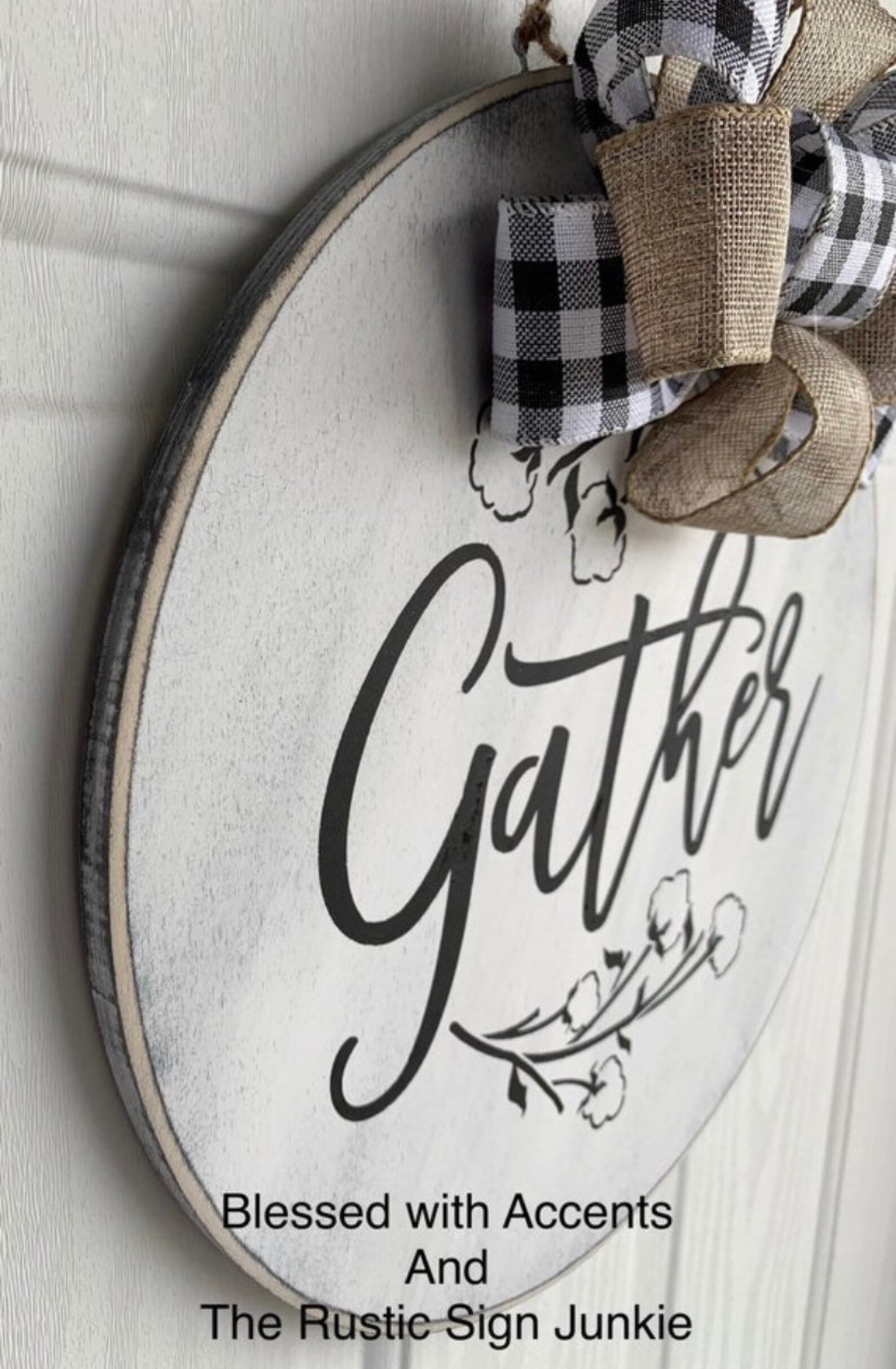 Gather Sign Round Gather Sign Dining Room Gather Sign Etsy