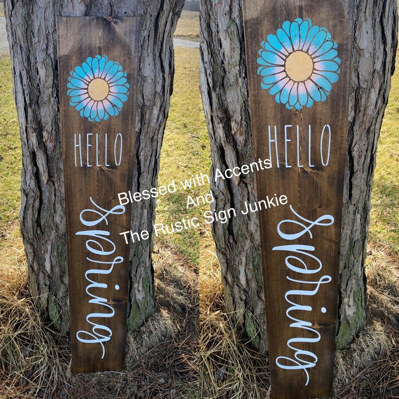 Reversible Signs Porch Signs Rustic Fall Porch Sign Etsy