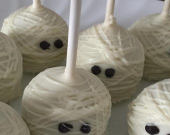 Halloween Mummy Cake Pops: Individually Wrapped Halloween Treats