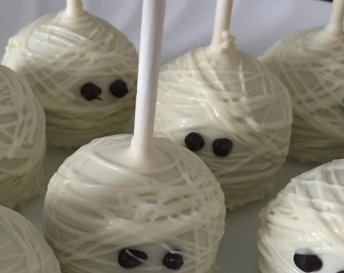 Halloween Mummy Cake Pops: Individually Wrapped Halloween Treats