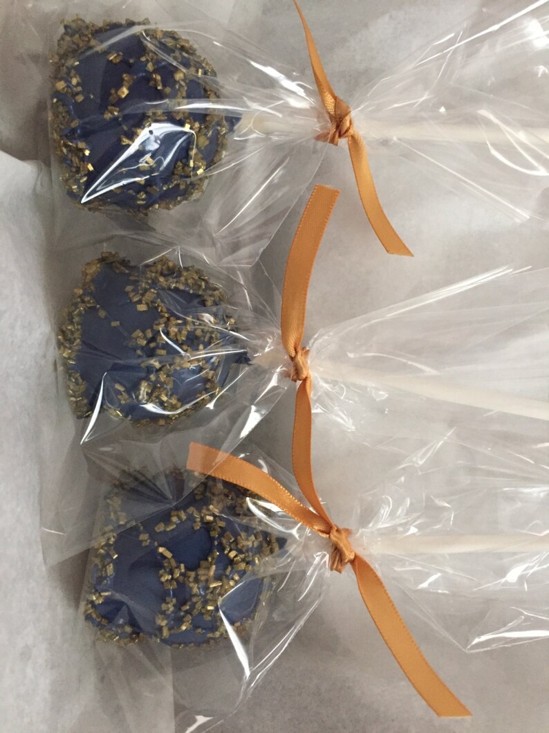 Gold Cake Pops Blue Cake Pops Little Prince Baby Shower Favors | Etsy