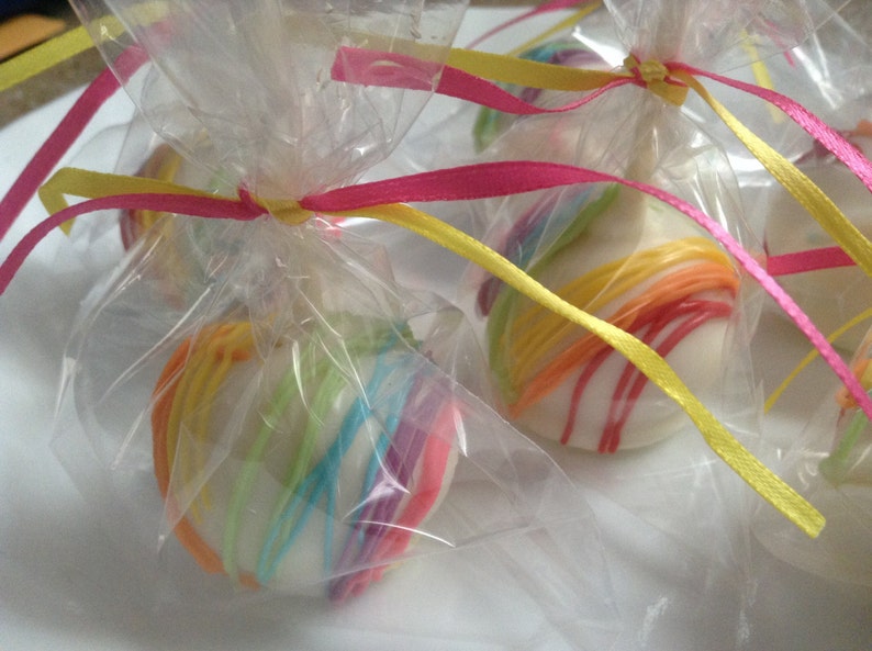 Rainbow Cake Pops Baby Shower Favors Paint Theme Party Favors Rainbow Theme Party Favors Birthday Party Favors My Little Pony Party Favors image 5