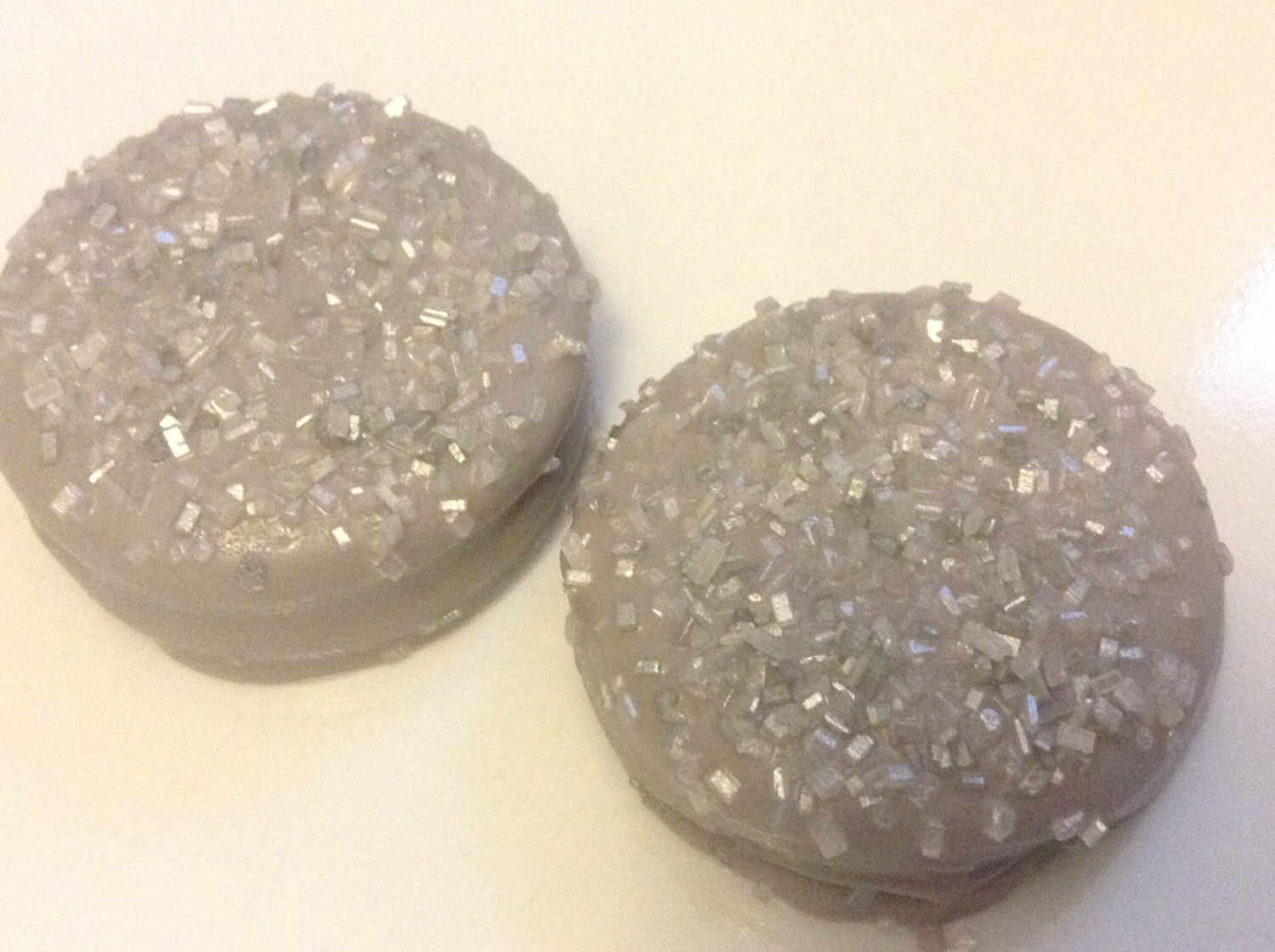 Silver Party Favors Silver Wedding Favors Chocolate Oreos Etsy