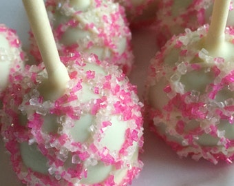 Valentines Day Cake Pops Pink Valentine’s Day Cake Pops Cake Pops Valentines day Favors