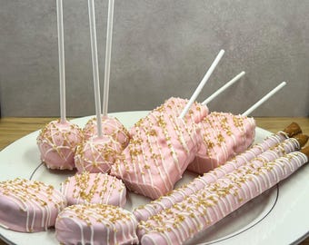 Graduation Dessert Package 2026 for 24 Guests, 96 Piece Party Favor Set, Edible Graduation Treats, Rush orders available