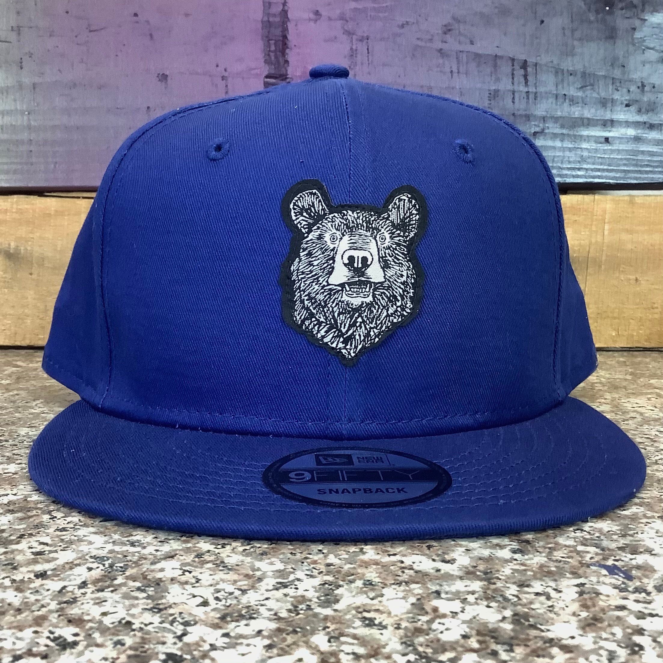 Creighton Studios Bear Hat in Blue Art 