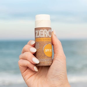 ZERO Waste Protector solar minimalista 100% libre de plástico, seguro para arrecifes, KID FRIENDLY Non Nano Zinc Oxide, tubo de empuje de cartón libre de plástico