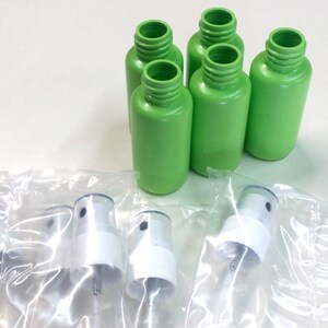 Vide 1,25 oz BPA Free Resurable Green Plastic Fine Mist Spray Bouteille image 3