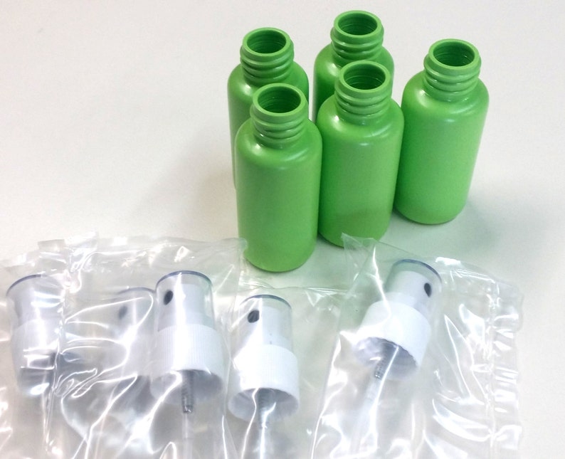 Vide 1,25 oz BPA Free Resurable Green Plastic Fine Mist Spray Bouteille image 3