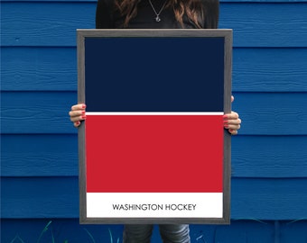 Washington Capitals // Capital One Arena // Washington Capitals Art // Washington Capitals Print // Hockey Art