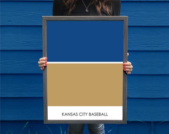 Kansas City Royals // Kauffman Stadium // Kansas City Royals Art // Kansas City Royals Print // Baseball Art