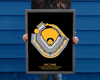 Pittsburgh Pirates // PNC Park // Pittsburgh Pirates Art // Pittsburgh Pirates Print // Baseball Art