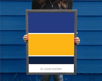 St. Louis Blues // Enterprise Center // St. Louis Blues Art // St. Louis Blues Print // Hockey Art
