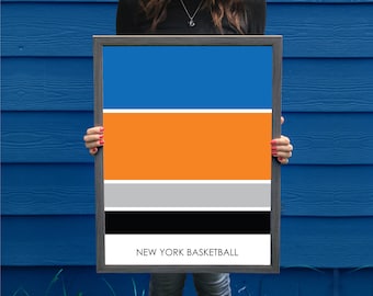 New York Knicks // Madison Square Garden // New York Knicks Art // New York Knicks Print // Basketball Art