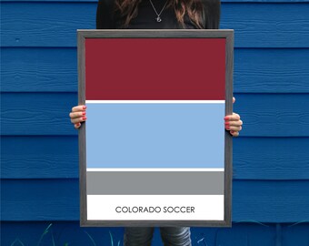 Colorado Rapids // Dick's Sporing Goods Park // Colorado Rapids Art //  Colorado Rapids Print // Soccer Art