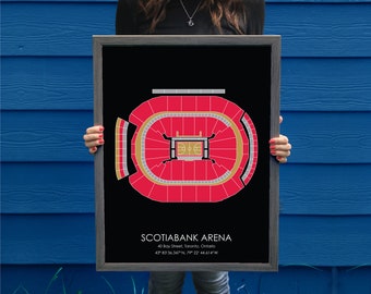 Toronto Raptors // Scotiabank Arena // Toronto Raptors Art // Toronto Raptors Print // Basketball Art