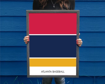 Atlanta Braves // Suntrust Park // Atlanta Braves Art // Atlanta Braves Print // Baseball Art