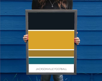 Jacksonville Jaguars // Lucas Oil Stadium // Jacksonville Jaguars Art // Jacksonville Jaguars Print // Football Art