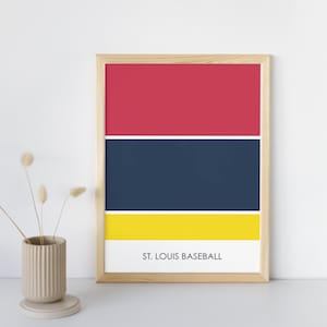 St. Louis Cardinals // Busch Stadium // St. Louis Cardinals Art // St. Louis Cardinals Print // Baseball Art