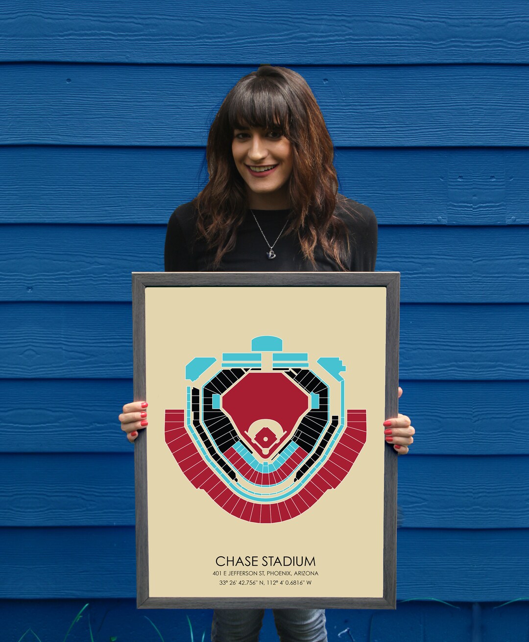 Arizona Diamondbacks // Chase Stadium // Arizona Diamondbacks Art ...