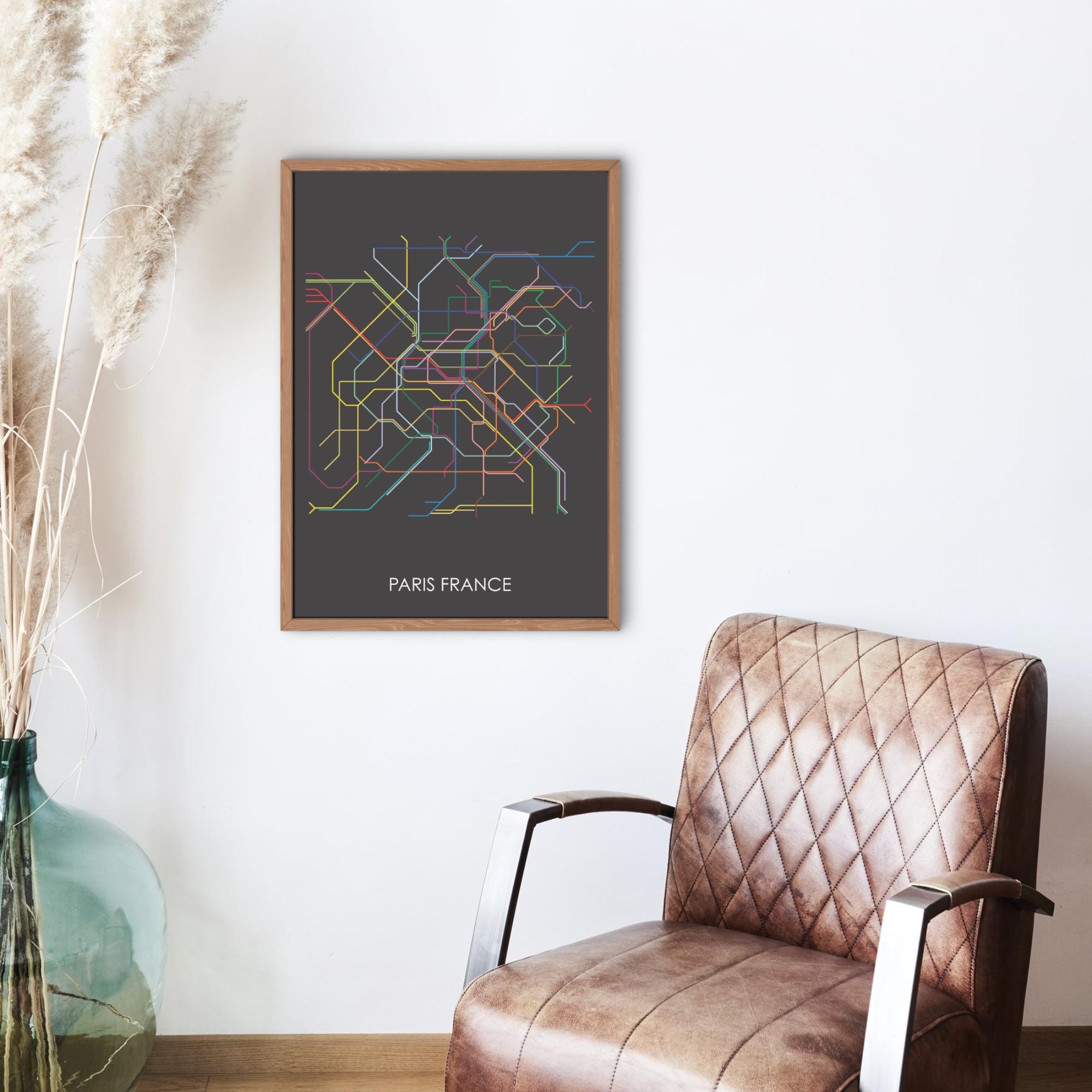 Paris Subway // Paris Metro Map // Paris Map // Paris Art // Paris ...