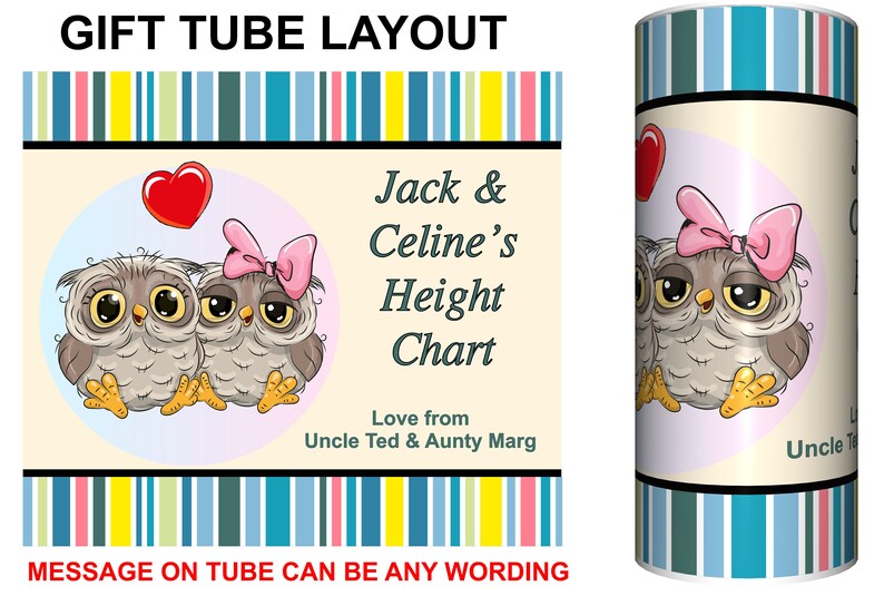 owl-height-chart-growth-charts-for-twins-boy-and-girl-etsy