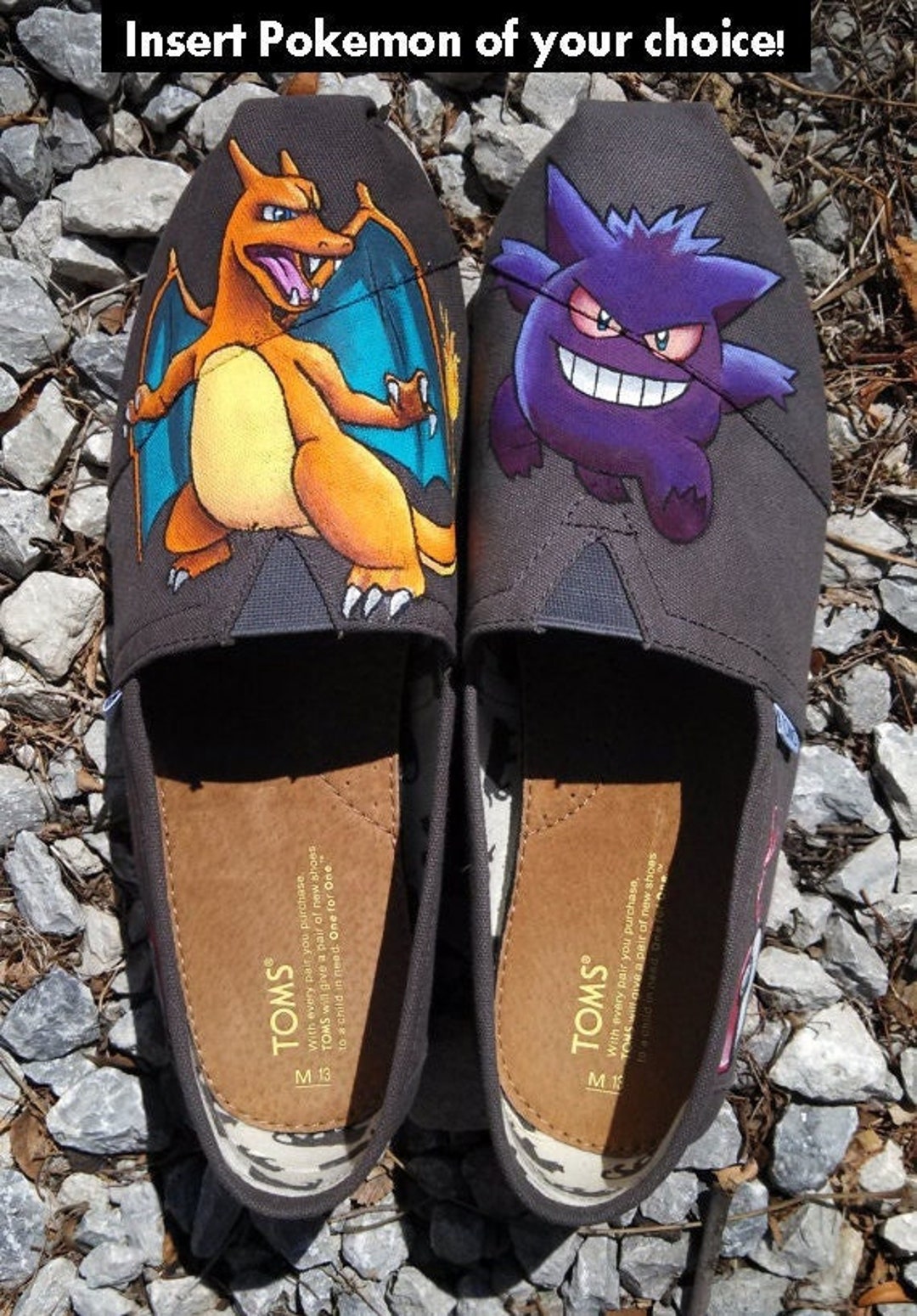 Hand Painted Shoes Custom TOMS Catch Em Customized Shoes Etsy Canada