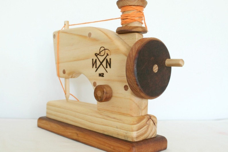 Wooden Toy Sewing Machine Etsy