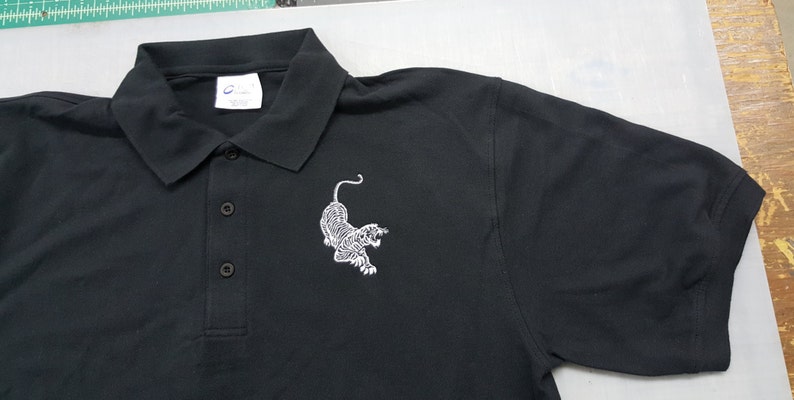 Tiger Polo shirt embroidery logo