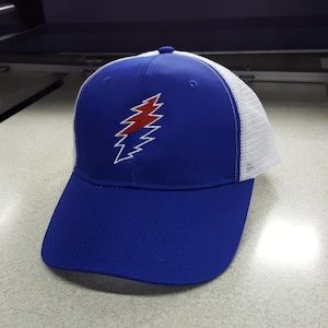 Lazy Lightning Bolt Snap Back Trucker Curve Bill snap back Cap