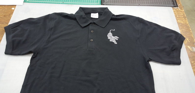 Tiger Polo shirt embroidery logo