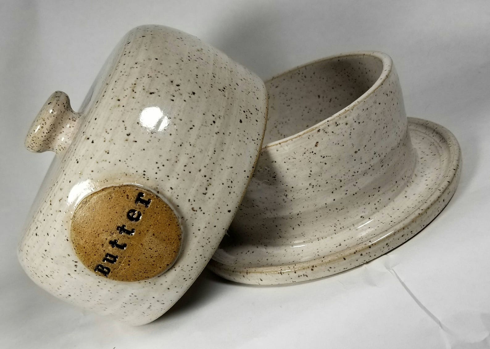 Butter Dishfarmhousepottery Butter Dishkitchenpotterydish Etsy