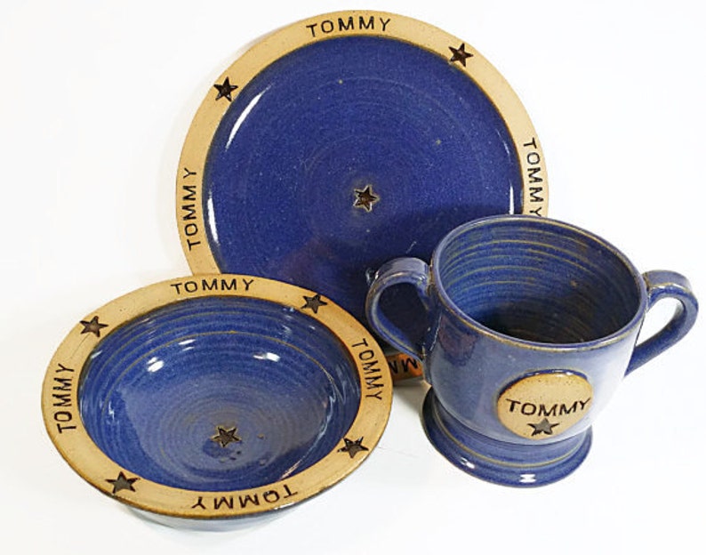 Personalized Child/'s Place Setting-Pottery-Place setting