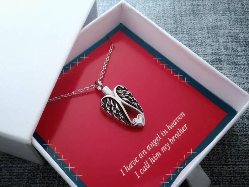 angel cremation jewelry