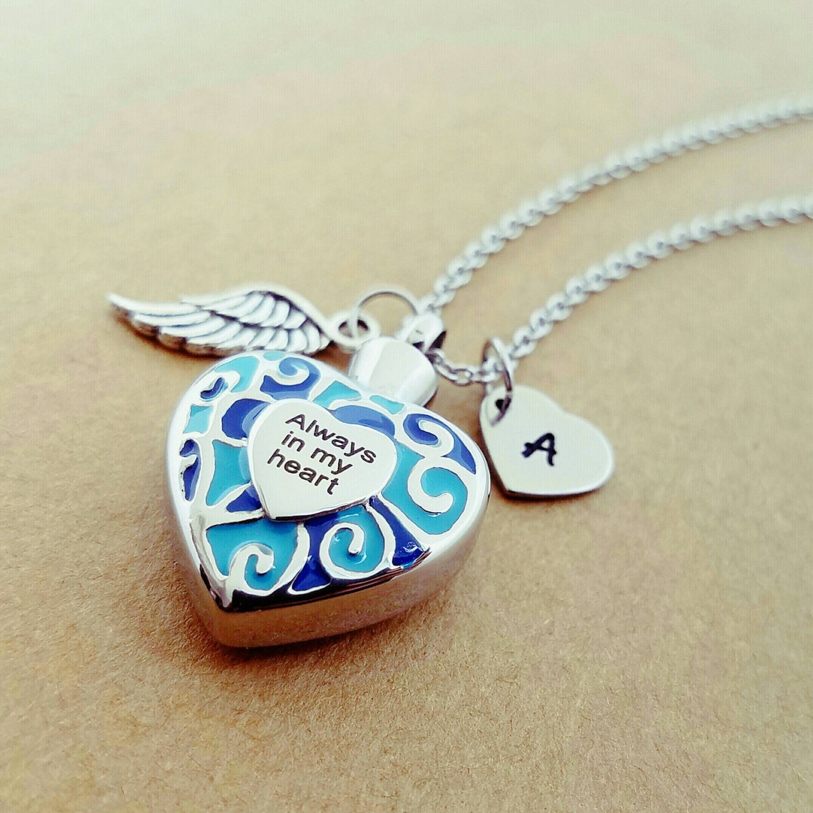 Ashes Necklace Urn Jewelry Cremation Necklace Cremation Etsy