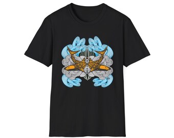 Tiger Sharks Graphic Tee - Unisex Gildan Softstyle T-Shirt