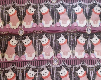 Cat Fabric,Fantasy Fabric,Lolita Fabric,Quilting/Upholstery/Sofa/Chair/Cushion/Home Decor/Drapery/Cap/Hat/Clothing/Apparel Fabric