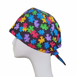 Puzzles Surgical Cap,Unisex Scrub Hat,Womens Scrub Hat,Mens Surgical Cap,Doctor Scrub Hat,Dental Surgical Cap,Woman Scrub Hat,Man Scrub Cap
